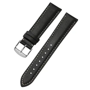 Top grain leather watch strap French Swift leather band for general watches 18mm 19mm 20mm 21mm 22mm 24mm