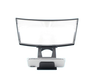 Agrandisseur d'écran de téléphone de 12 pouces Surface incurvée 3D Amplificateur d'écran de téléphone portable Loupe - Product Image 6