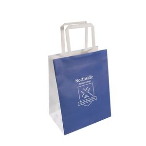 Carry Out Bags Grade <b>Biodegradable</b> Takeaway Shopping Custom Printed Store Brown Kraft <b>Paper</b> Bag with Handle - Product Image 2