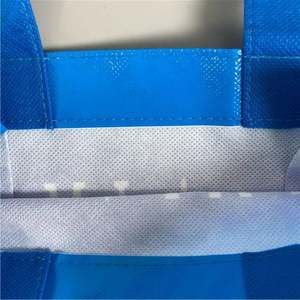 Sac tissé sac fourre-tout laminé sacs fourre-tout en toile avec logo imprimé personnalisé laminé non tissé fourre-tout Shopping Ba - Product Image 6