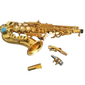 Curva saxo Soprano profesional Saxofón para tocando instrumentos