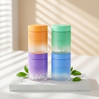 Emballage personnalisé pour flacons de vitamines 100ml 120ml 150ml – Bouteilles en verre dépoli pour gommes, vitamines et compléments alimentaires – Pot à capsules