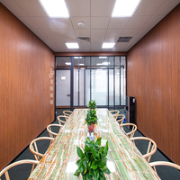 Intimité Insonorisé Bois MDF WPC panneau mural préfabriqué intérieur cloison séparateurs de pièces cabine Panneau solide cloison