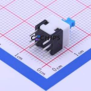 XKB8080-W Push Button Switch Through hole Component (THT) Switch No Lock Rectangle Button Through Hole 100mA - Product Image 2