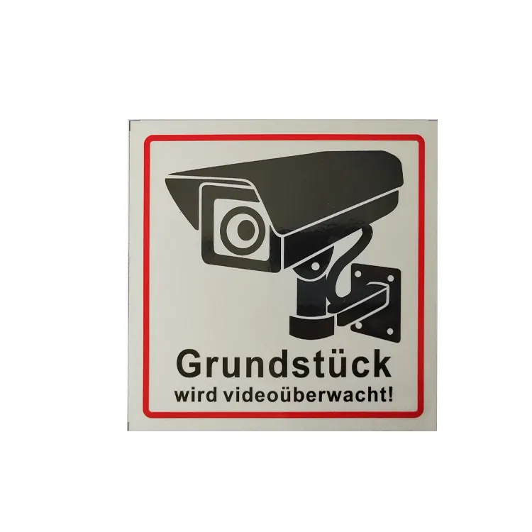 Er Is Een Teken Binnen Te Herinneren Dat U Ging De 24-Uur Video Surveillance Dekkingsgebied