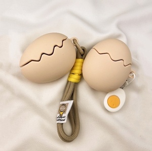 Estuche Divertido y Creativo con Forma de Huevo para Auriculares, Compatible con Auriculares Pro2 de <span class=keywords><strong>Segunda</strong></span> Generación - Product Image 1