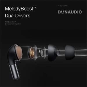 OnePlus Buds Pro 2 Noir Obsidienne Qualité Sonore Audiophile Dynaudio ANC de Classe Supérieure Immersif Intra-Auriculaire Co-Créé par JL - Product Image 6