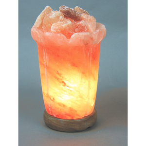 Lampe de sel de l'Himalaya sculptée de style Feng Shui, artisanat pour la décoration de la maison et de la voiture, artisanat naturel, design de lettres - Product Image 3