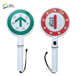 Luz de Señalización <span class=keywords><strong>LED</strong></span> de Mano para Control de Tráfico, Señalización de Tráfico con Flecha de Advertencia de Tráfico, Luz Intermitente <span class=keywords><strong>LED</strong></span> de Mano para Control de Multitudes - Product Image 2