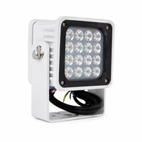 Iluminador IR de 80W 850nm, Luz Estroboscópica ANPR LPR, AC220V IP65, 16 LED, Aleación de Aluminio, Luz para Cámara de Matrícula, para Peaje y Estacionamiento