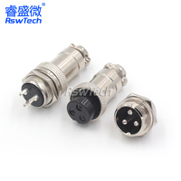 GX20-2/3/4/5/6/7/8/9/10/12P adaptateur de prise d'aviation magnétique Pogo Pin Dc Jack 5.5mm sma connecteur coaxial