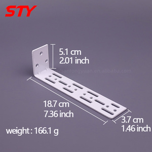 Wholesale Electric Motorized Curtain Accessories Double Track <strong>Wall</strong> Bracket S <strong>Rails</strong> Digital Smart Electronic Plastic Material - Product Image 6