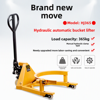 Nouveau chariot manuel hydraulique pour fûts d'huile en acier, manutention rapide et pratique en entrepôt