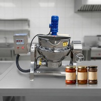 Chaudière à double enveloppe en acier inoxydable personnalisée 50L 100L, chauffage électrique à bain-marie