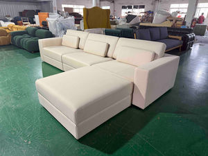 Sofá Seccional Modular de Lujo Moderno RH, Sofá de Tela para Sala de Estar, Sofás de Tela de Algodón para Muebles del Hogar - Product Image 3