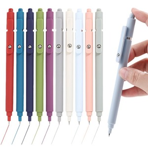 Custom Advertising Click Retractable Gel Ink Click <b>Pen</b> with Soft Rubber Retractable Gel Ink <b>Pens</b> 0.5mm - Product Image 1