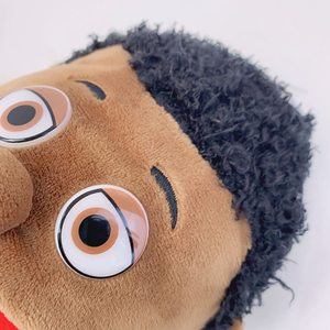 Nuovo arrivo marionetta a mano educativo peluche nero <span class=keywords><strong>per</strong></span> famiglie serie burattini afroamericani e teatri di <span class=keywords><strong>marionette</strong></span> - Product Image 4