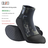Chaussettes de plongée en néoprène 3MM pour hommes Chaussettes de plongée longues et chaudes antidérapantes Chaussettes de plage imperméables anti-abrasion