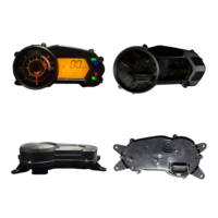 Nouveau tableau de bord de moto LCD LED, compteur kilométrique, coque noire, étanche, matériau ABS durable, compatible avec Bajaj Pulsar 135 LS essence