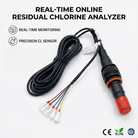 Analizador de Cloro Residual en Agua en Tiempo Real con Módulo 4G, Kit de Prueba, Monitor de Líquidos de Voltaje Constante, Controlador de CL