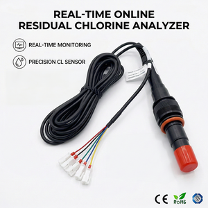 Mô-đun 4G thời gian thực Máy phân tích chất lượng nước trực tuyến Máy đo clo dư Bộ dụng cụ kiểm tra Bộ điều khiển CL giám sát chất lỏng điện áp không đổi - Product Image 1