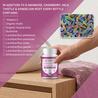 TIORA Vitamines pour femmes, capsules probiotiques, mélange de fibres prébiotiques, soutien à l'équilibre de la microflore féminine, complément alimentaire