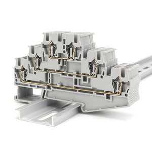 St 2.<span class=keywords><strong>5</strong></span>-3L ba lớp mùa xuân loại khối thiết bị đầu cuối Din Rail dây nối - Product Image 4