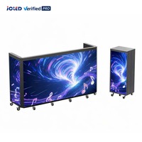 Écran LED portable pliable P2.604 pour table de DJ extérieure, scène, mariage, festival, magasin de détail, aéroport