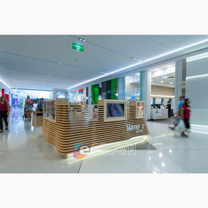 Salon Beauty Booth Salon <strong>Swiss</strong> Salon Stand Design Shop Salon Kiosk Salon Straight showcase Lashes Eyebrow Kiosk <strong>Store</strong> Design OEM - Product Image 2