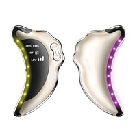 Outil de massage électrique Gua Sha personnalisé avec logo, grattoir galvanique pour le visage et le corps, masseur Gua Sha à micro-courant et vibrations pour les muscles
