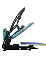 Presse à Chaud Électrique Semi-Automatique HCM-F502C AC 220V/380V Type Plaque pour Textiles, T-shirts, Tapis de Souris Multicolores Nouveau Modèle 1