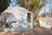 Prix bon marché grande tente à bulles gonflable en dôme de fête en plein air petite tente en Polycarbonate Camping Igloo tente à bulles dôme de jardin