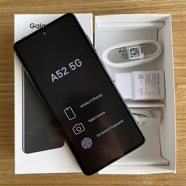 Unlocked for Samsung A52 4G Smartphone 6GB 128GB Global Version Dual SIM with Quad Camera and AMOLED Screen