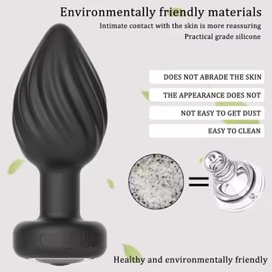 אלחוטי שלט רחוק בורג חוט אנאלי אנאלי תקע ויברטור סיבוב ממריץ הנרתיק ערמונית עיסוי ערמונית מין צעצועים לנשים - Product Image 3