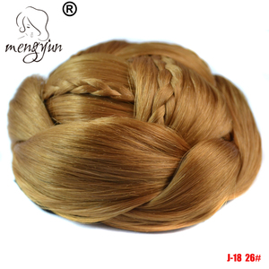 Chignons de cheveux synthétiques <span class=keywords><strong>chignon</strong></span> <span class=keywords><strong>rétro</strong></span> européen et américain pour femmes # J18 - Product Image 4