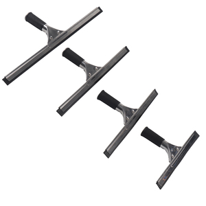 Nettoyeur de vitres professionnel industriel avec lame en caoutchouc et manche en acier inoxydable, écologique, taille personnalisée - Product Image 2