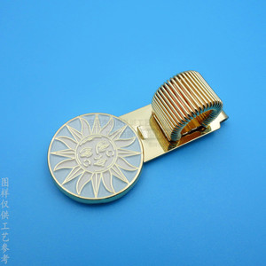 Clip à ressort en métal pour stylo, 45 mm, accessoire de papeterie, cadeau d'affaires - Product Image 2
