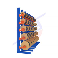 Supports de bobine de câble sans boulon en métal épaissi réglable Support de stockage de fil en porte-à-faux d'utilisation d'entrepôt spécial