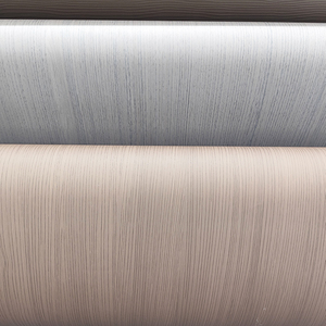 Película de PVC antiarañazos de grano de <span class=keywords><strong>madera</strong></span>, rodillo de PVC de imprimación a prueba de agua para impresión de dedos para espesor de superficie de gabinete de 0,17-0,5mm - Product Image 2