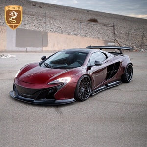 Adatto per McLaren 650s Upgrade to LB Kit paraurti per auto in fibra di vetro produttori di minigonne laterali parafanghi largo Kit carrozzeria per auto - Product Image 4