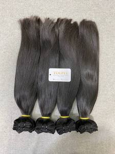 Reasonable Price Vietnam Virgin Cuticle Intact Hair Bundle Vendors Double Drawn Weft Raw Human Hair Extension Natural Style - Product Image 6
