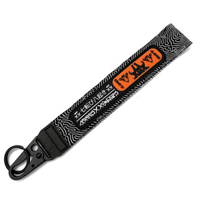 Cordon court en nylon tressé avec boucle, porte-clés personnalisé avec logo - Product Image 5
