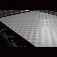 Plaque de plafond en plâtre stratifié PVC haute brillance 603x603mm et panneau de plâtre avec dos en feuille d'aluminium PVC réfléchissant la lumière