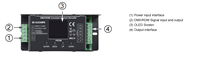 4CH DMX512 RDM éclairage de scène DMX contrôleur de décodeur à courant constant 12V DC entrée RGBW Led bandes PX709 décodeur DMX/RDM