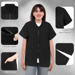 Tablier de toilettage pour animaux de compagnie, direct usine, en polyester, avec logo personnalisé, pour esthéticiennes canino-felino, coiffeuses et salons de toilettage - Product Image 5