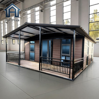 Maison conteneur préfabriquée étanche de 20 pieds ou 30 pieds, portable et extensible, avec cuisine, 2 chambres, type Casas Prefabricadas