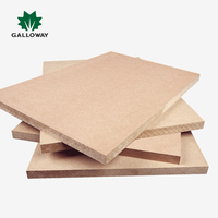 Precio de Fábrica, Tablero MDF/HDF de 2mm, 3mm, 9mm, 10mm, 15mm, 18mm, Láminas de Madera MDF, Paneles, Placas para Armarios de Hotel
