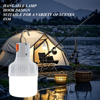 Haute puissance Rechargeable LED Camping lumière Portable suspendu ampoule d'urgence extérieure pour tente randonnée pêche
