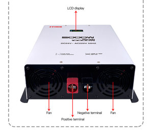 Inversor JYINS de 24V/48V a 220V, Onda Sinusoidal Pura, Inversor Solar Fuera de la Red, 5000W, Salida Única - Product Image 5