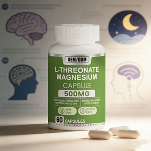 Cápsulas de L-Treonato de <span class=keywords><strong>Magnesio</strong></span> OEM, Suplemento de 500mg y 2000mg - Product Image 1